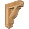 Ekena Millwork Funston Arts & Crafts Rough Sawn Bracket, Western Red Cedar, 6"W x 24"D x 28"H BKT06X24X28FST03RWR - alternate 1